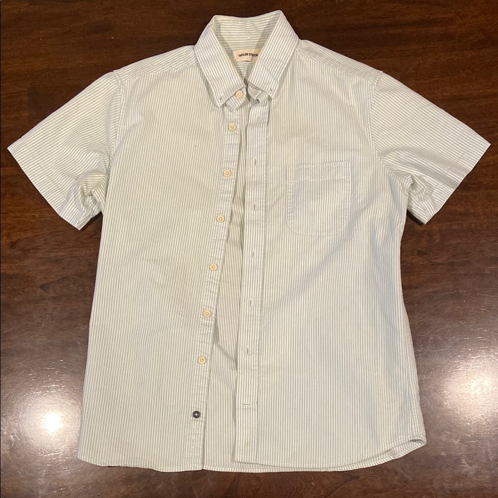 Men's Striped Shirt - Green